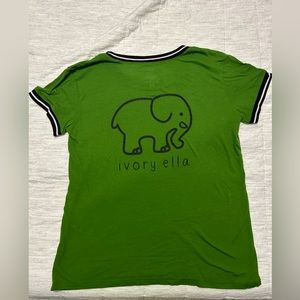 women’s Ivory ella green t shirt